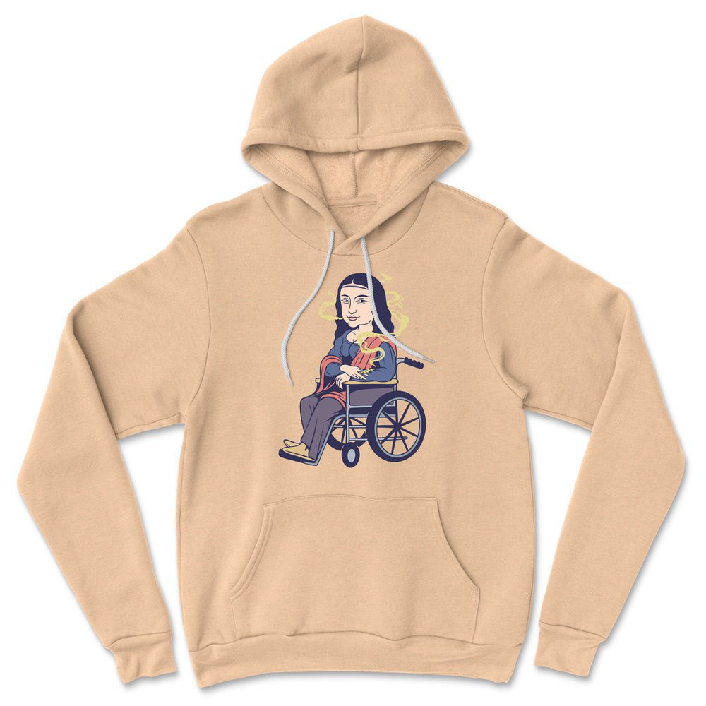 Monalisa Smoking Hoodie in Heather Sand Dune color