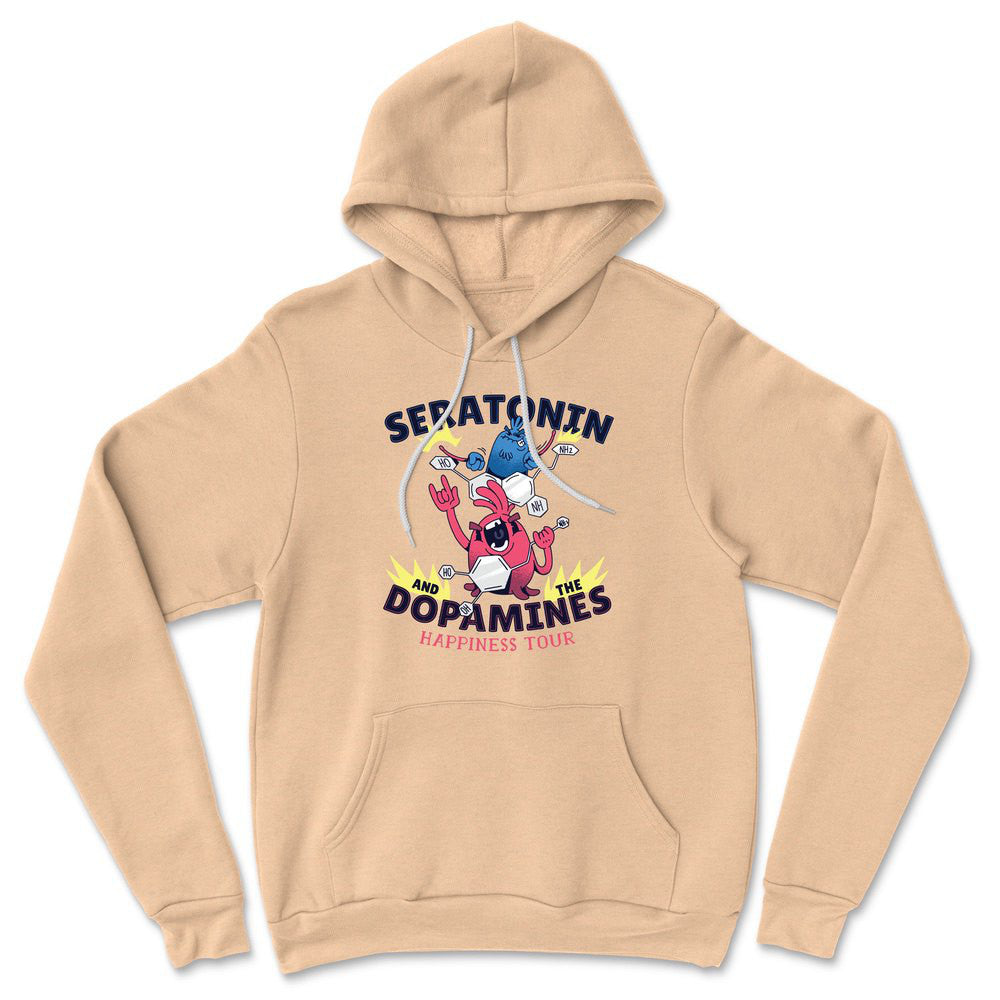 Molecules Rock Hoodie in Heather Sand Dune color
