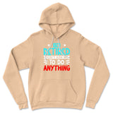 I'm Retired, Don't Ask Me To Do Anything Hoodie in Heather Sand Dune color