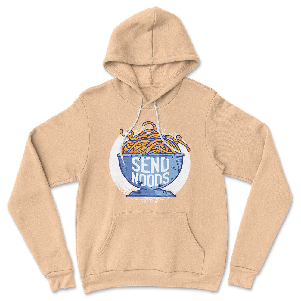 Send Noods Hoodie in Heather Sand Dune color