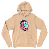 Phone Face Hugger Hoodie in Heather Sand Dune color