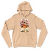 Planet Oil Squeezer Hoodie in Heather Sand Dune color