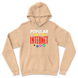 Popular On The Internet Hoodie in Heather Sand Dune color