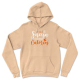 If Only Sarcasm Burned Calories Hoodie in Heather Sand Dune color