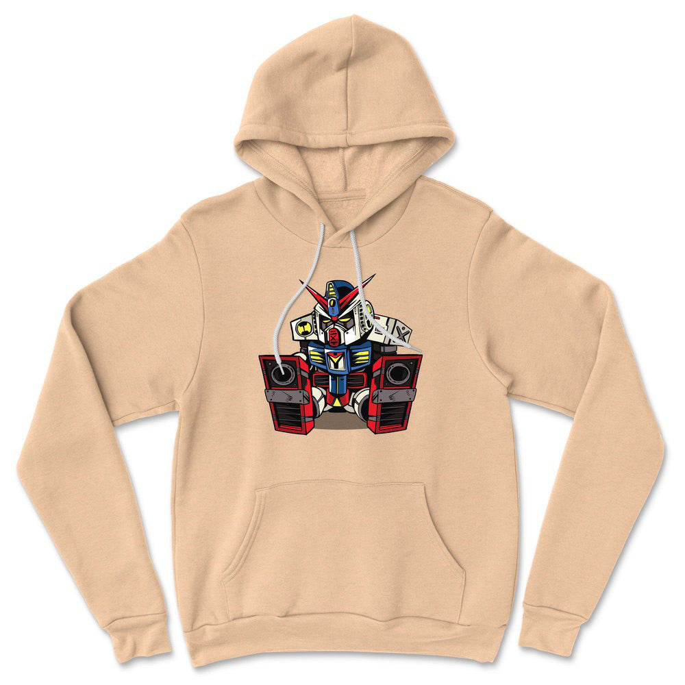 Sleepy Robot Hoodie in Heather Sand Dune color