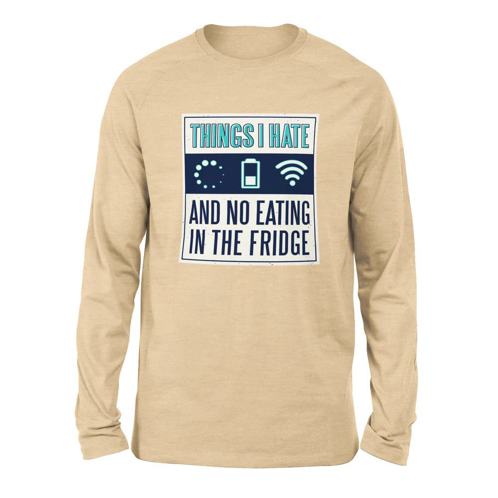 Things I Hate Men/Unisex Drop Shoulder Sweatshirt in Heather Sand Dune color