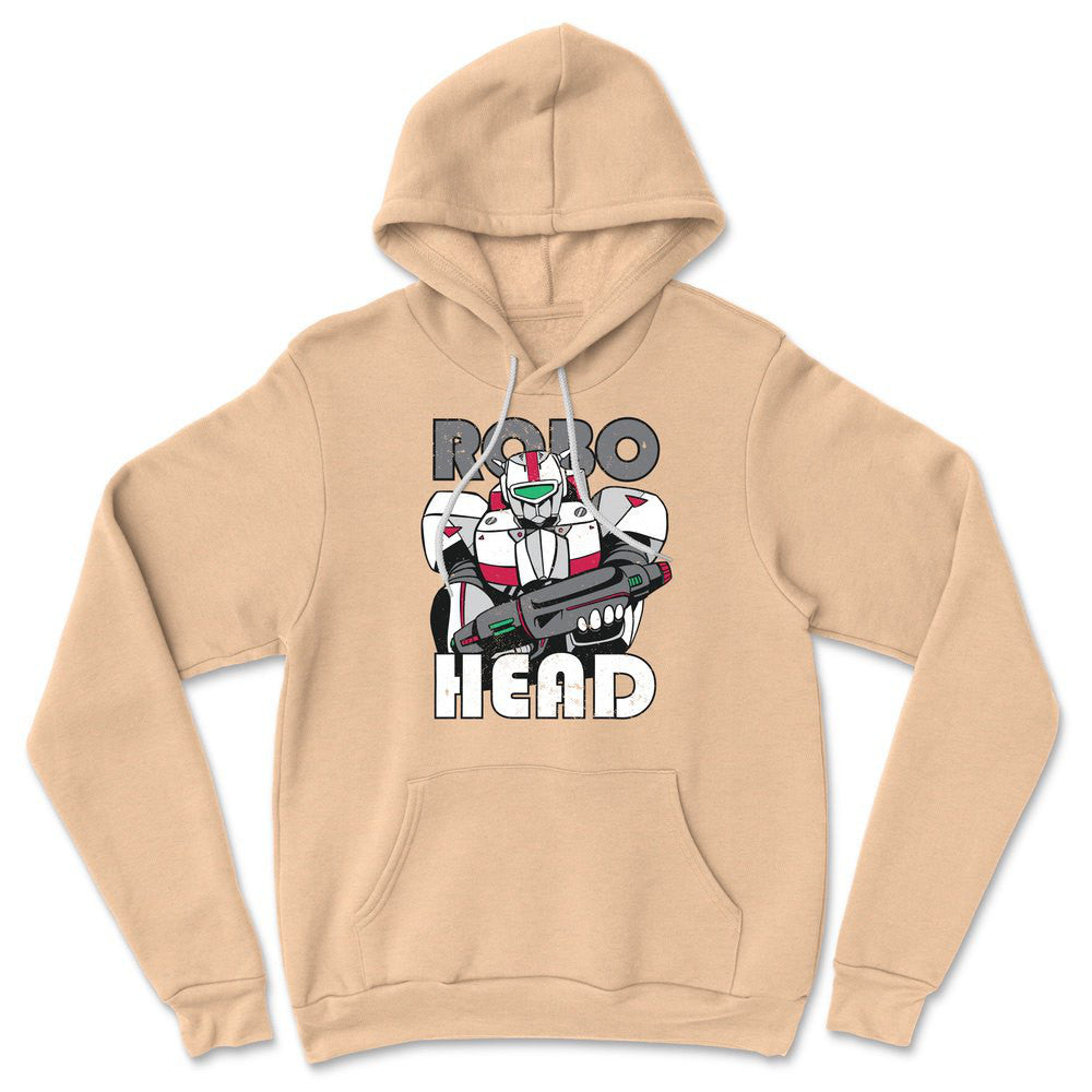 Robo Head Hoodie in Heather Sand Dune color