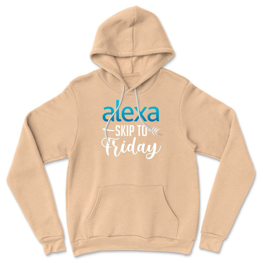 Alexa, Skip To Friday Hoodie in Heather Sand Dune color