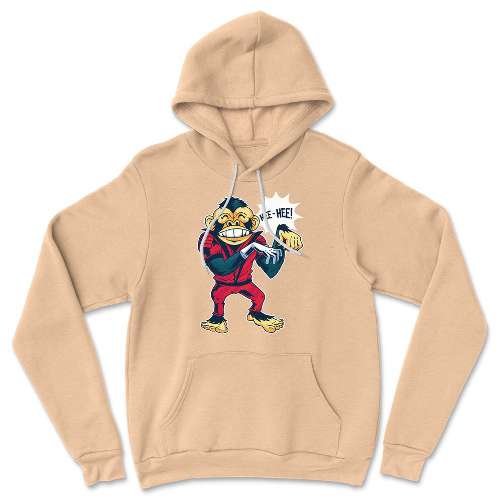 Dancing Monkey Jackson Hoodie in Heather Sand Dune color