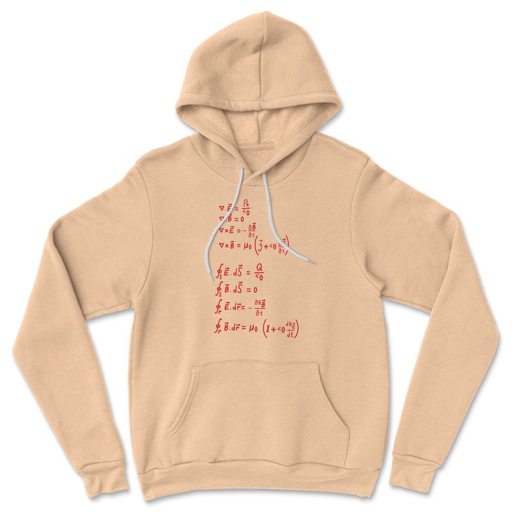 Physics Formula Hoodie in Heather Sand Dune color