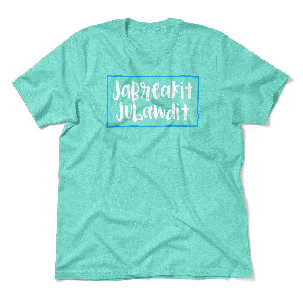 Jabreakit Jabawdit Men/Unisex T-Shirt in Heather Sea Green color