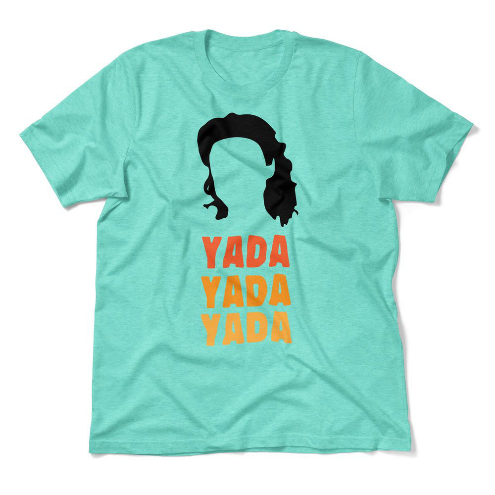 Yada-yada-yada Men/Unisex T-Shirt in Heather Sea Green color