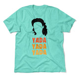 Yada-yada-yada Men/Unisex T-Shirt in Heather Sea Green color