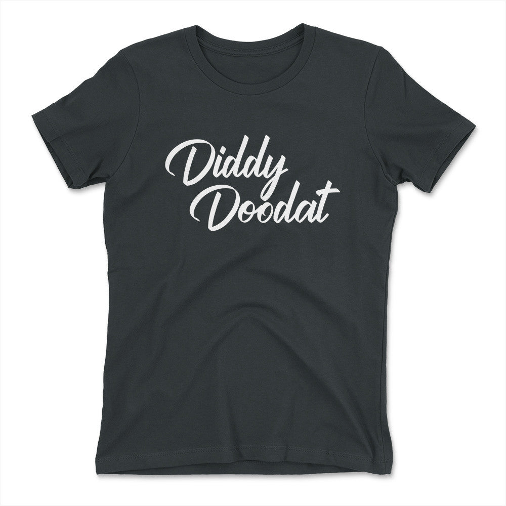 Diddy Doodat Womens T-Shirt in Heavy Metal color