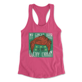 My Ginger Hair Is My Lucky Charm Womens Racerback Tank