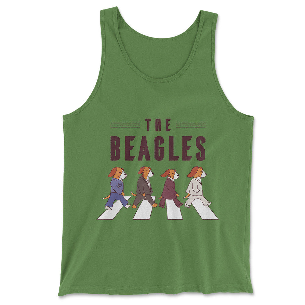 The Beagles Men/Unisex Tank in Leaf color