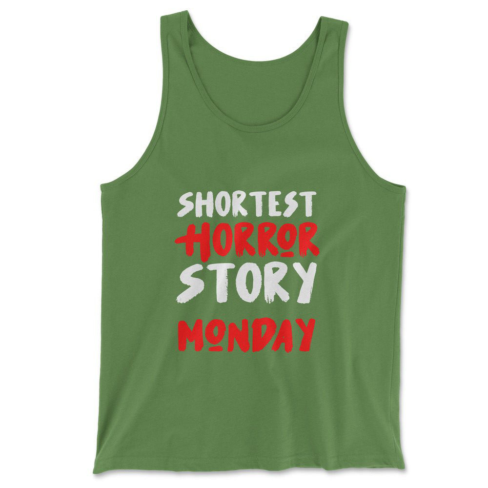 Shortest Horror Story - Monday Men/Unisex Tank in Leaf color