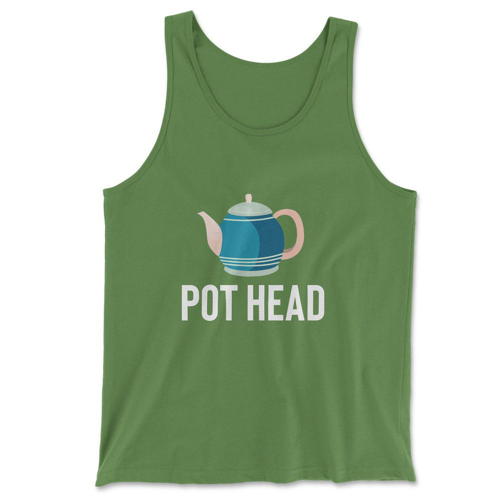 Pot Head Men/Unisex Tank in Leaf color
