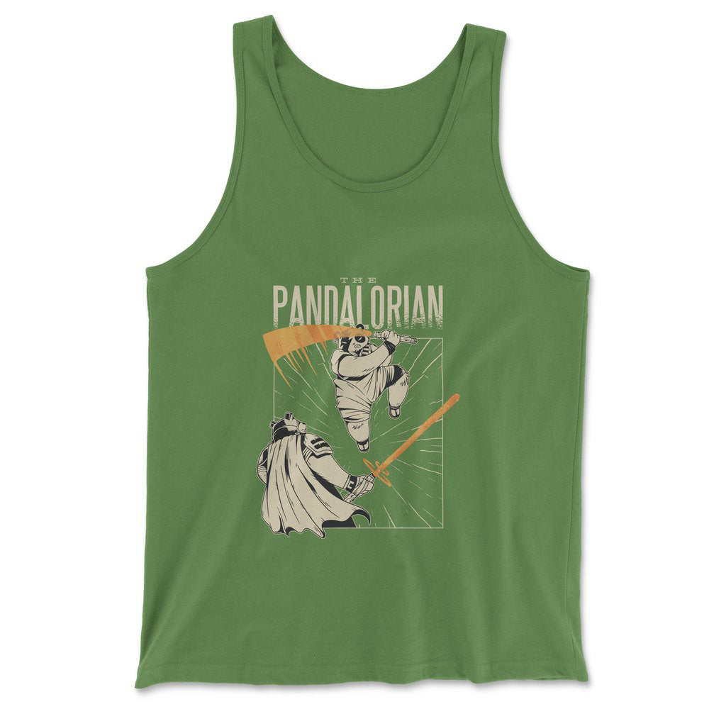 The Pandalorian Men/Unisex Tank in Leaf color