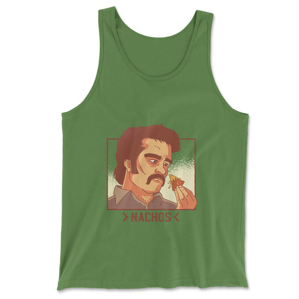 Nachos Drug Lord Men/Unisex Tank in Leaf color