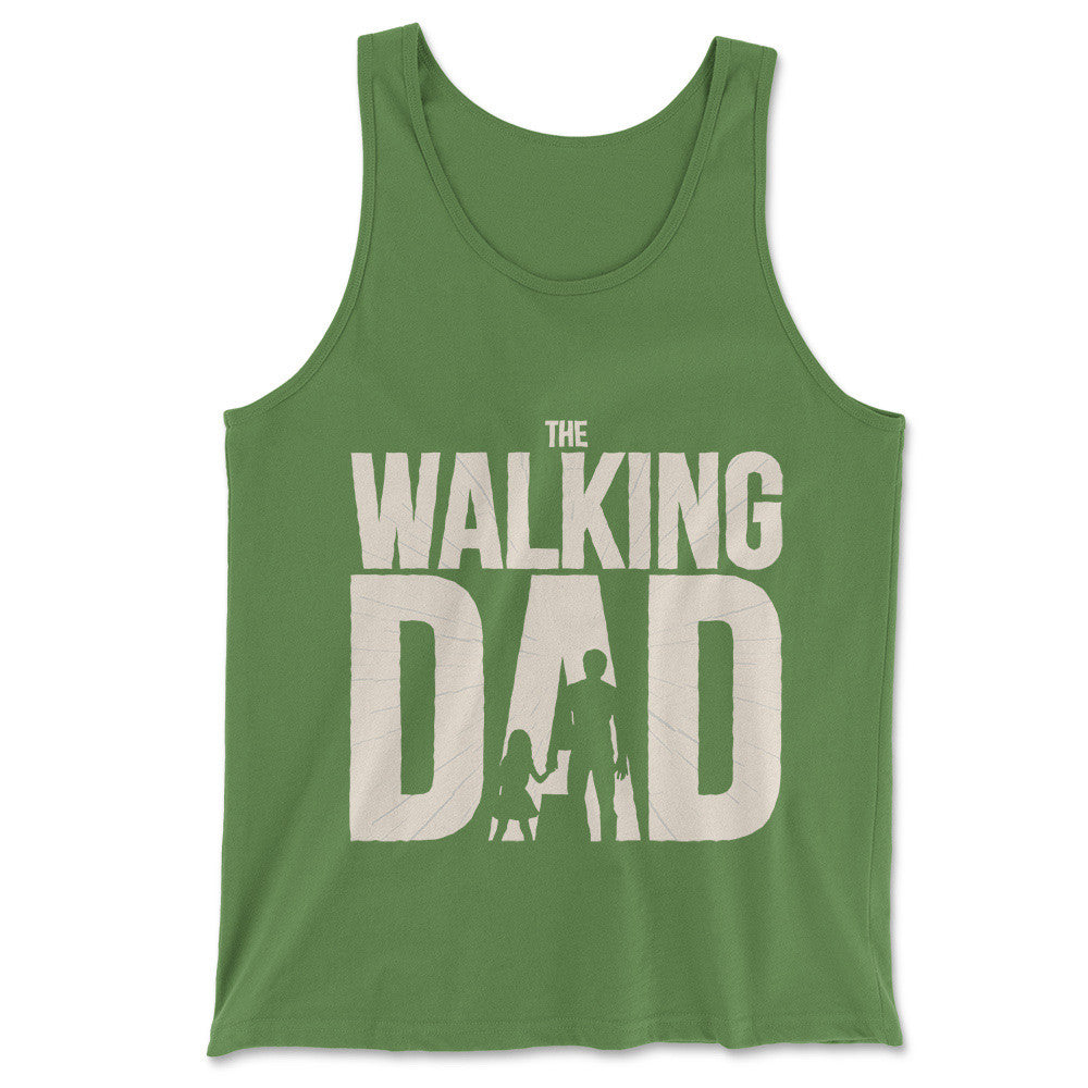 The Walking Dad Men/Unisex Tank in Leaf color