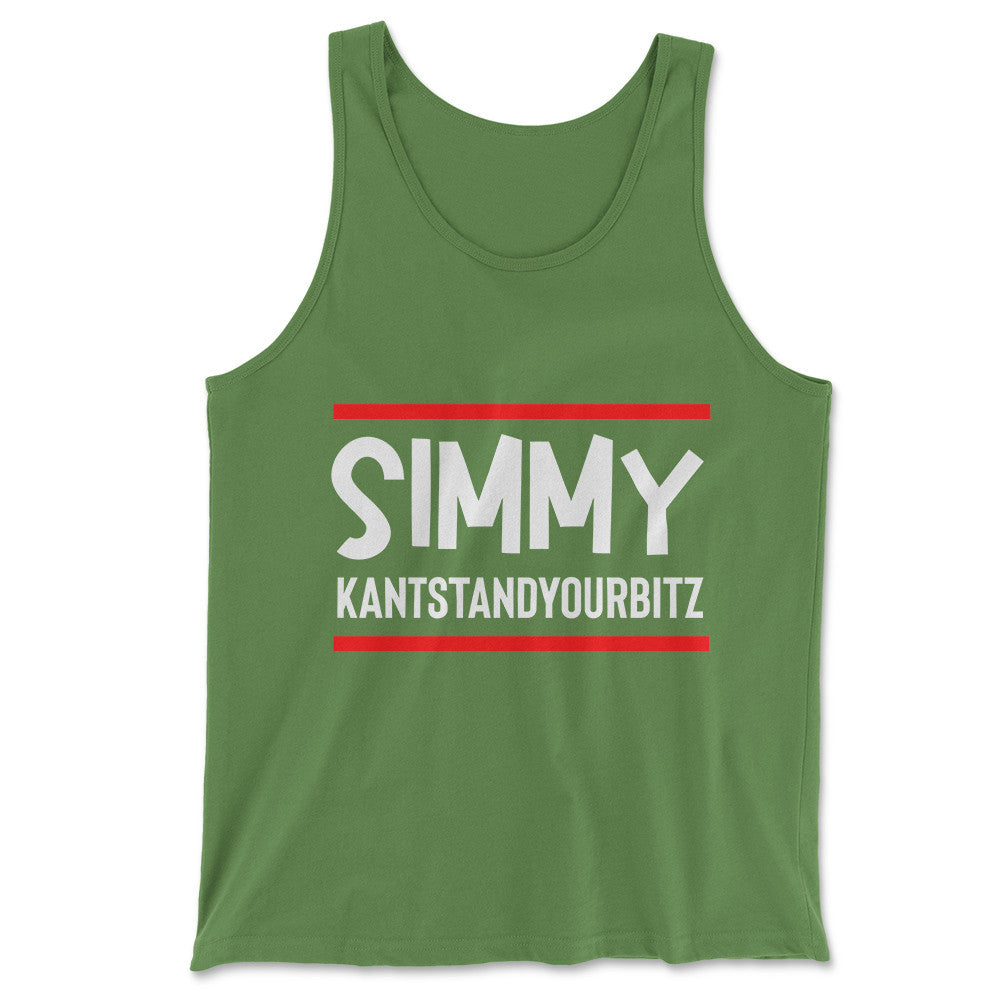 Simmy Kantstandyourbitz Men/Unisex Tank in Leaf color