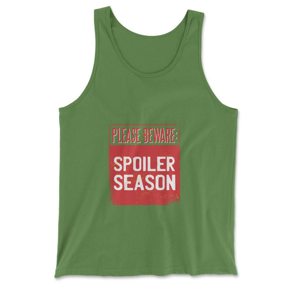 Spoiler Alert Men/Unisex Tank in Leaf color
