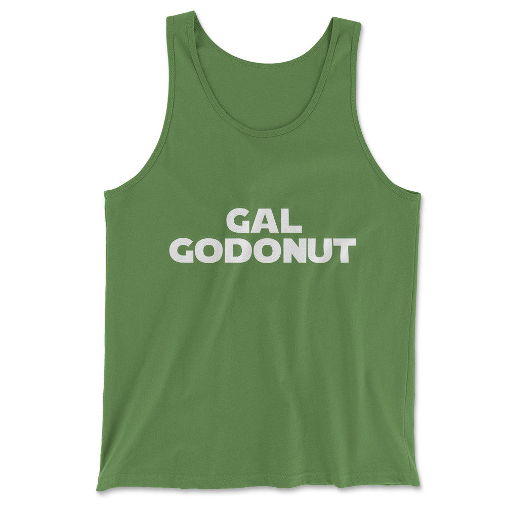 Gal Godonut Men/Unisex Tank in Leaf color