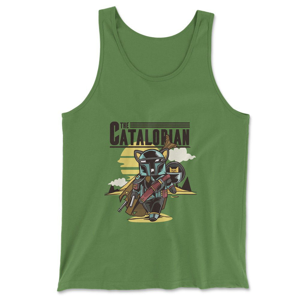 The Catalorian Men/Unisex Tank in Leaf color