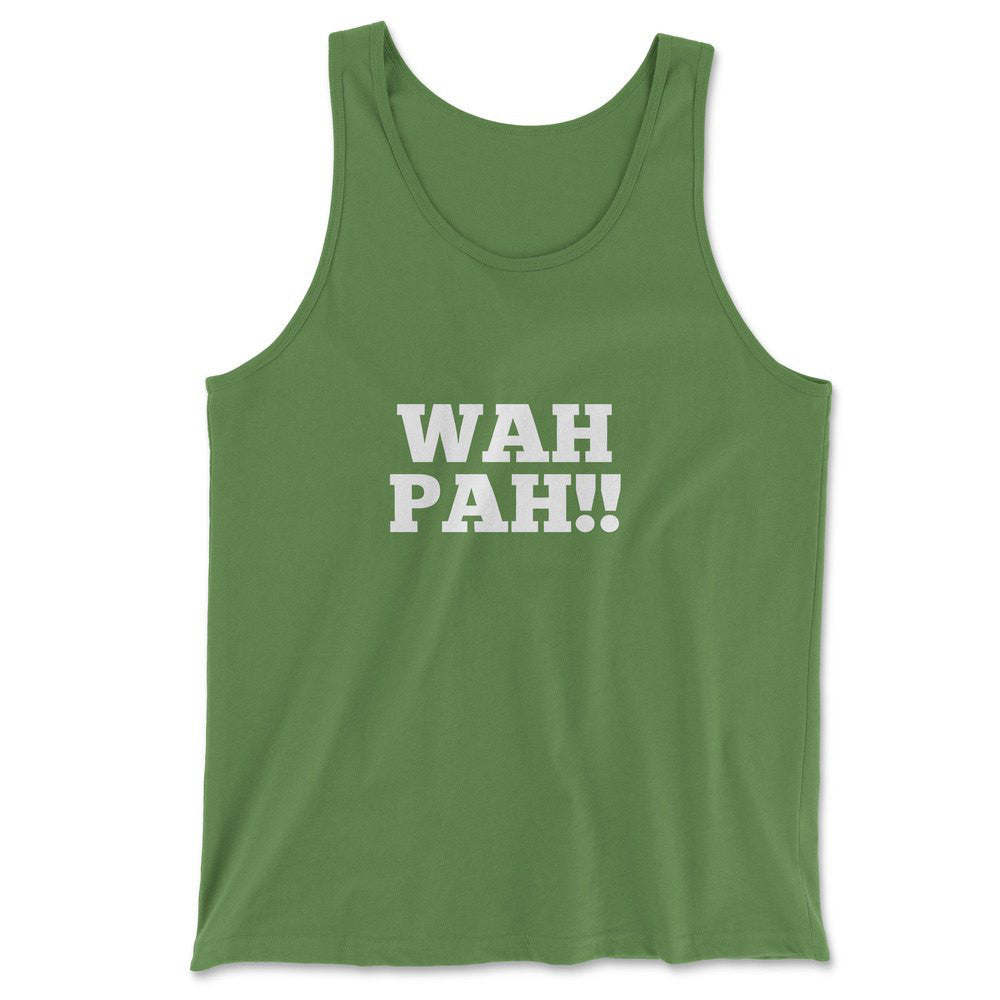 Wah Pah!! Men/Unisex Tank in Leaf color