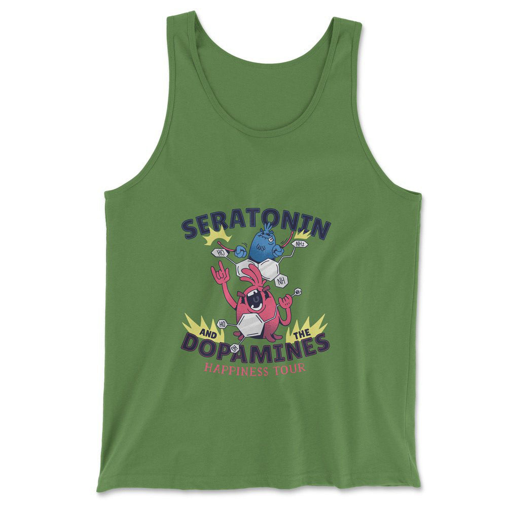 Molecules Rock Men/Unisex Tank in Leaf color