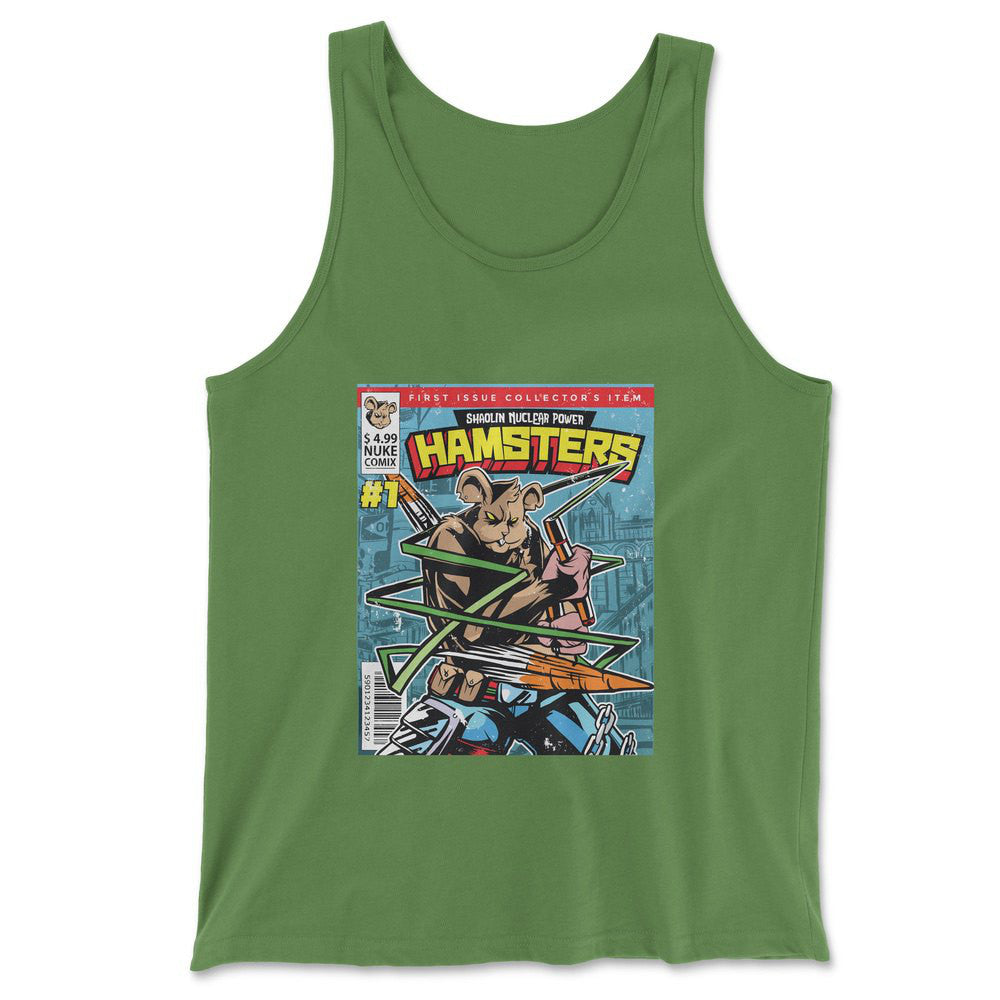 Comic Cover - Hamsters Men/Unisex Tank in Leaf color