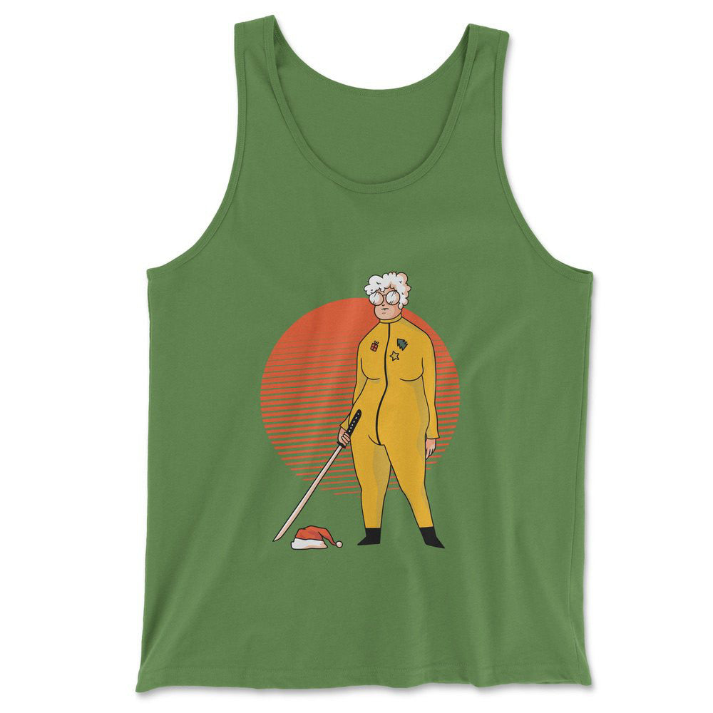 Kill Bill Mrs.santa Men/Unisex Tank in Leaf color