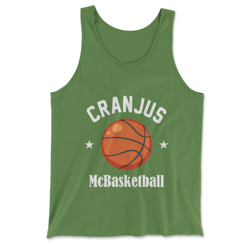 Cranjus Mcbasketball Men/Unisex Tank in Leaf color