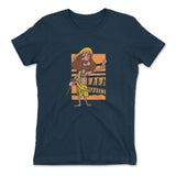 Indian Guru - Baba Marley Womens T-Shirt in Midnight Navy color