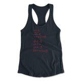 Physics Formula Womens Racerback Tank
