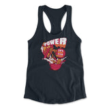 Power Loops Womens Racerback Tank in Midnight Navy color