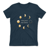 Night Moon Phases Womens T-Shirt