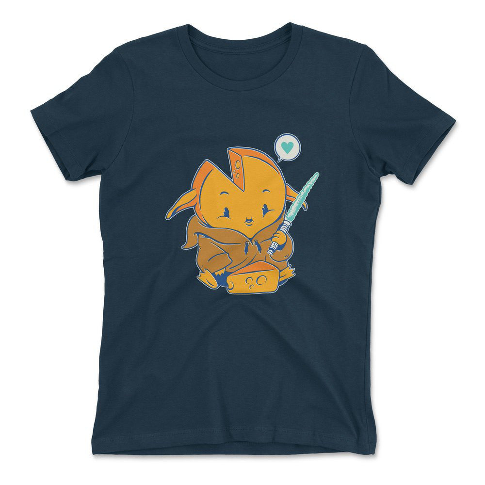 Baby Gouda Womens T-Shirt in Midnight Navy color