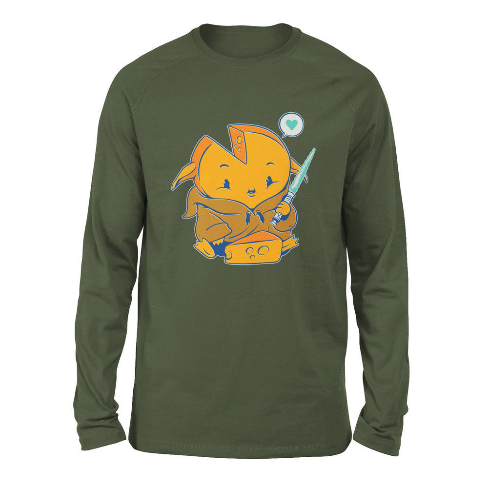 Baby Gouda Men/Unisex Drop Shoulder Sweatshirt in Military Green color