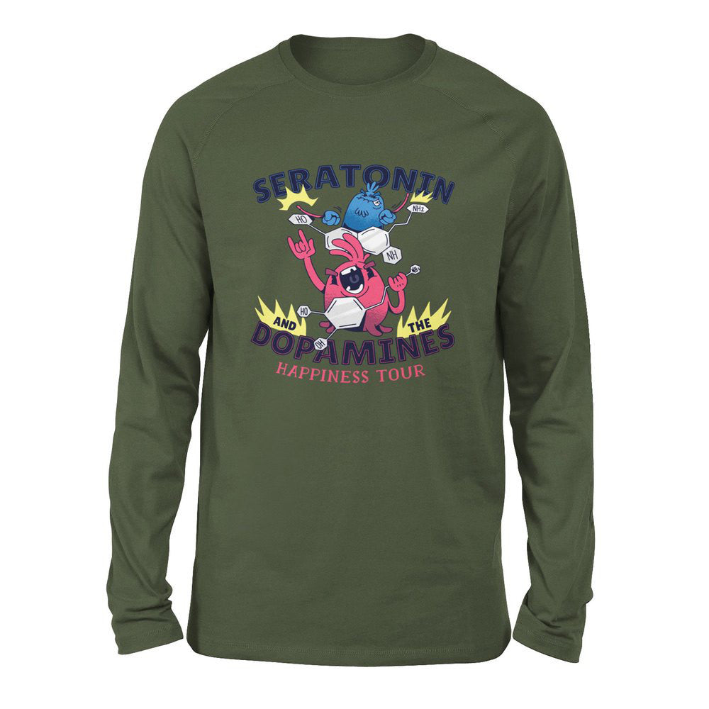 Molecules Rock Men/Unisex Drop Shoulder Sweatshirt in Military Green color