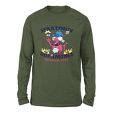 Molecules Rock Men/Unisex Drop Shoulder Sweatshirt in Military Green color