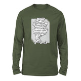 Debt Atlas Men/Unisex Drop Shoulder Sweatshirt in Military Green color