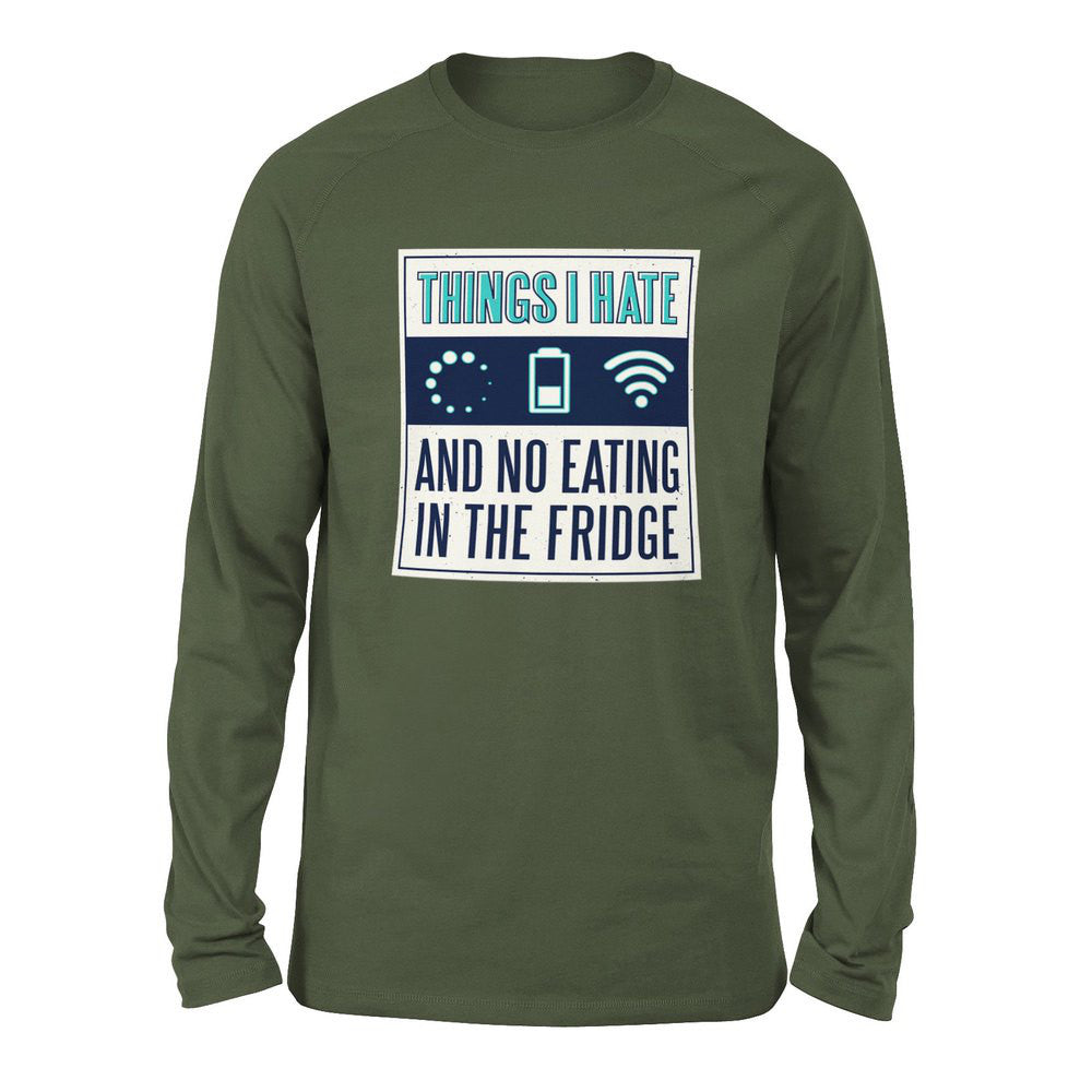 Things I Hate Men/Unisex Drop Shoulder Sweatshirt in Military Green color