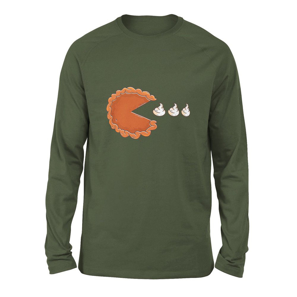 Pie Eating Cream Men/Unisex Drop Shoulder Sweatshirt in Military Green color
