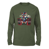 Sleepy Robot Men/Unisex Drop Shoulder Sweatshirt