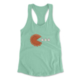 Pie Eating Cream Womens Racerback Tank in Mint color