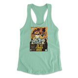 Cat Wars - The Vet Strikes Again Womens Racerback Tank in Mint color