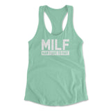 MILF - Man I Love To Fart Womens Racerback Tank