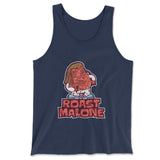 Roast Malone Men/Unisex Tank in Navy color